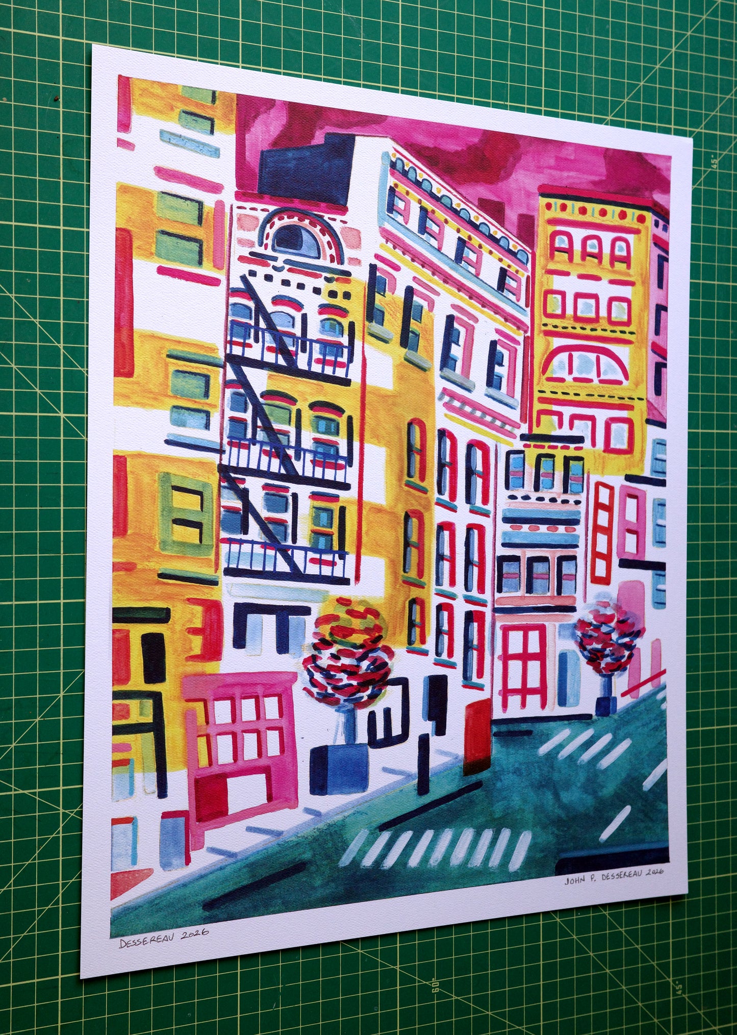 Chelsa Cityscape w/ Fire Escape
