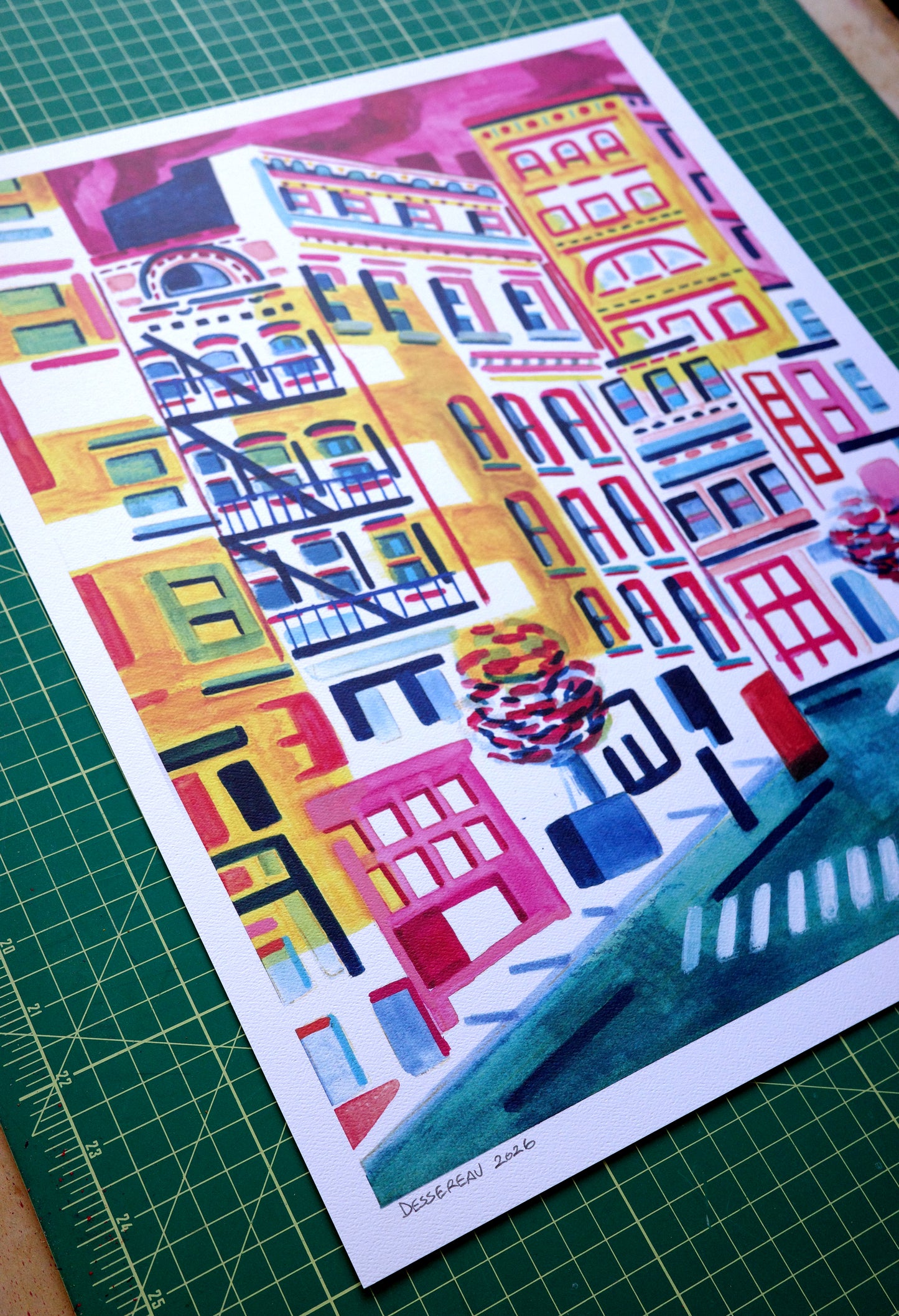 Chelsa Cityscape w/ Fire Escape