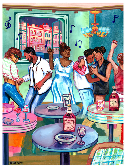Hennessy Party Print