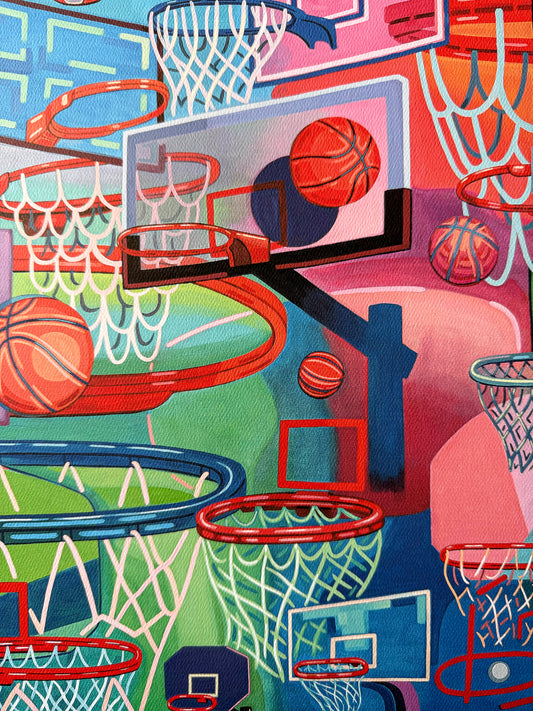 "Hoop Dreams" Print