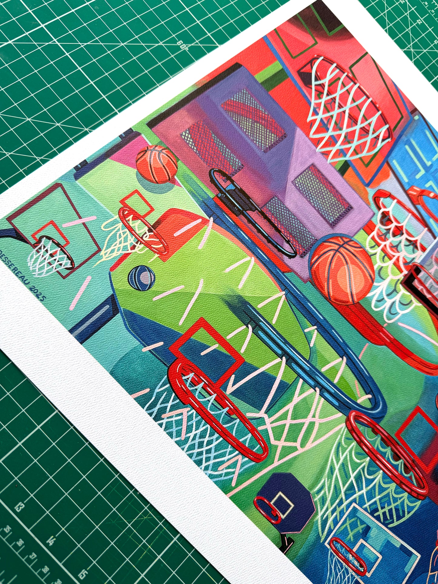 "Hoop Dreams" Print