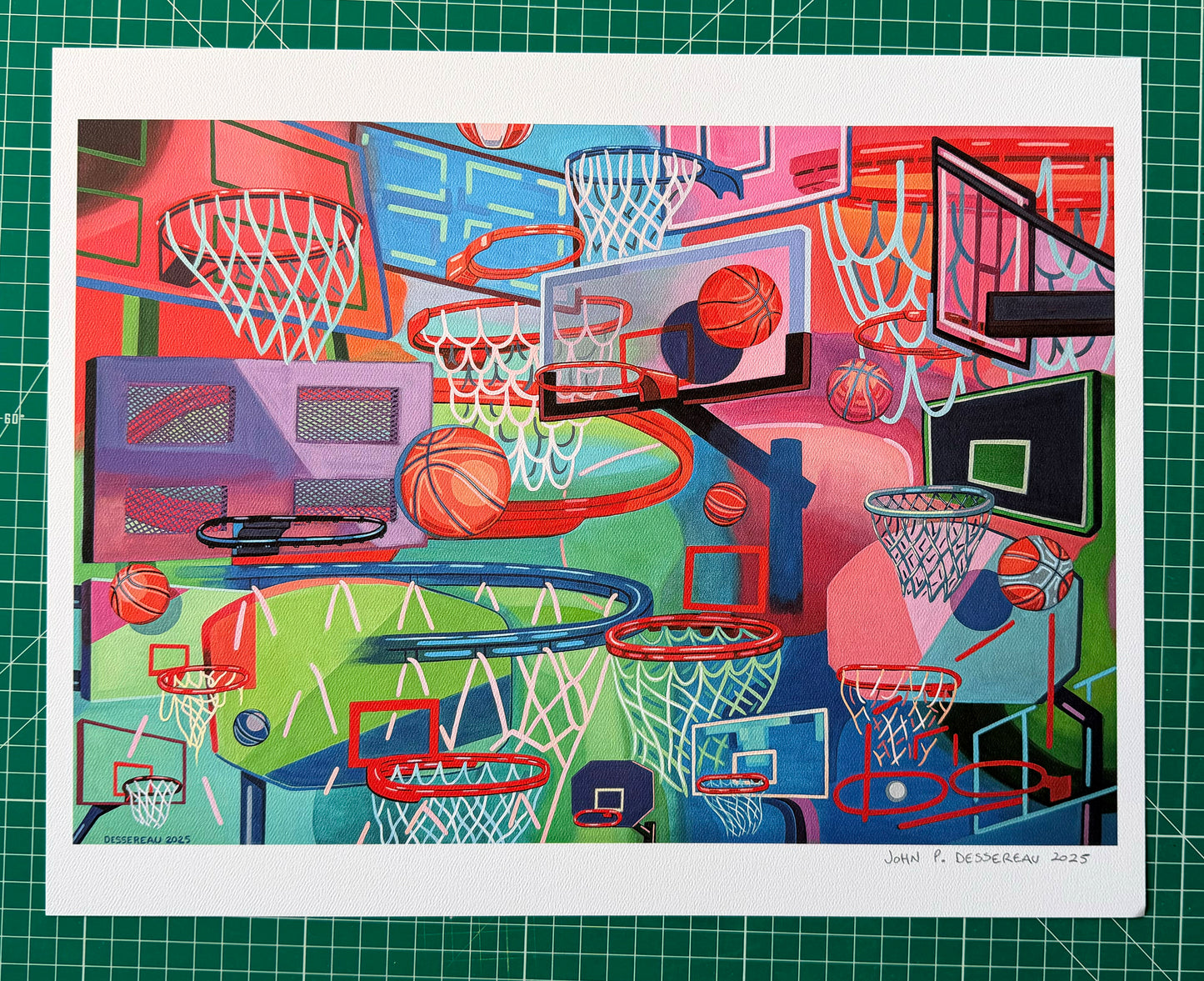 "Hoop Dreams" Print
